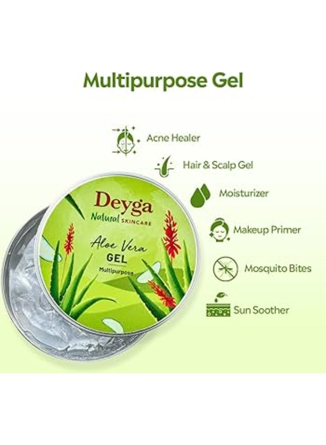 Deyga Daily Essentials Combo - Beetroot Lip Balm    10g+ Aloevera Gel 100g Multicolour, 2 Count - Image 3